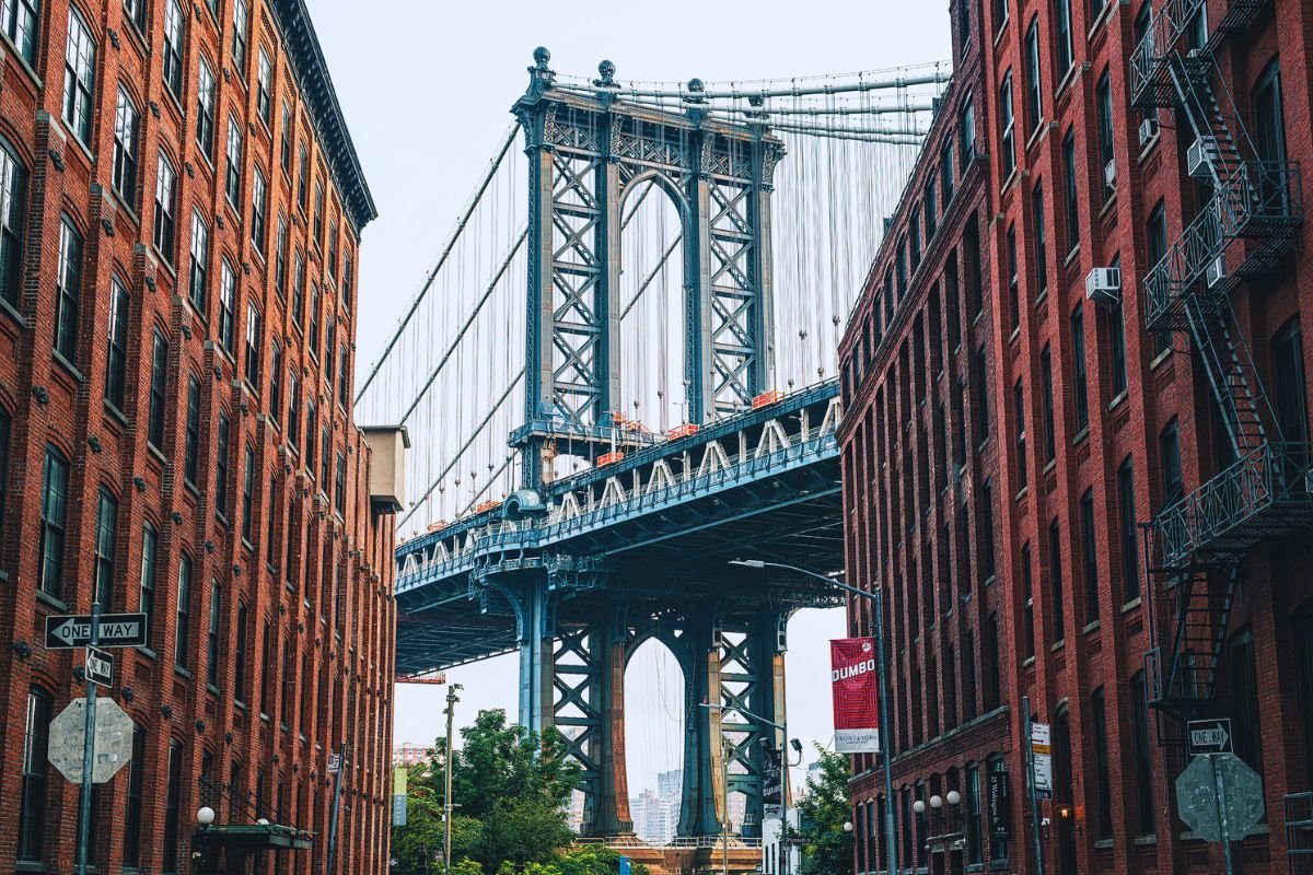 Vue sur le quartier Dumbo à Brooklyn