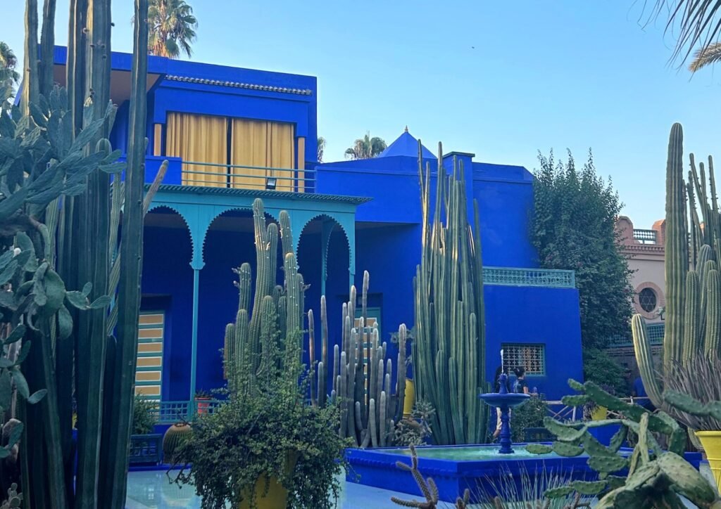 Maison bleue du jardin Majorelle à Marrakech